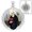 Sterling Silver, variant on Saint Benedict Scalloped Round Religious Medal Color - 2/3 Inch Size of Dime, Sterling Silver