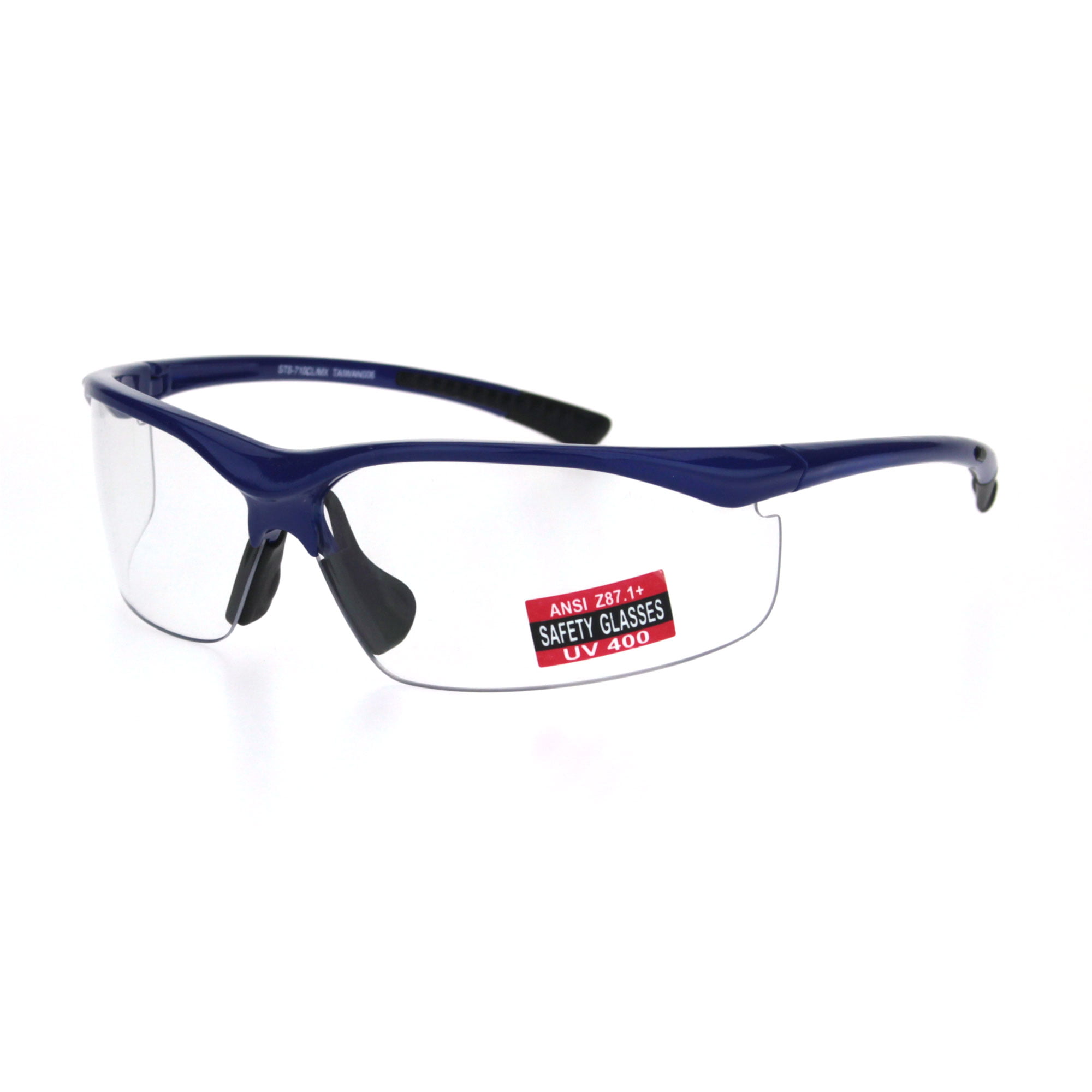 SA106 High Quality ANSI Z87.1 Protection Half Rim Sport Safety Glasses 