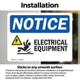 thumbnail image 3 of (2 Pack) Electrical Equipment Sign, 3 of 7