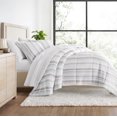 thumbnail image 1 of Juego de Edredón Ultrasuave para Todas las Estaciones, Ropa de Cama Alternativa en Rayas Verticales para King/Cal King de Comfort Canopy, 1 of 13