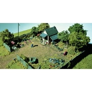 Woodland Scenics HO Scale Scene (Unpainted Metal Castings) Smiley's Tow Service