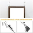 thumbnail image 4 of WEUVEB 2 Pcs Cintres de Miroir Robustes Réglables en Fil d'Acier pour Cadres Suspendus et Art, 4 of 8