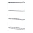 thumbnail image 4 of Quantum Storage 4-Shelf Wire Shelving Unit, 300 lb. Load Capacity per Shelf, 72" H x 48" W x 24" D, Chrome Finish, 4 of 4