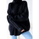 thumbnail image 3 of Suéter de cuello alto con cuello alto, color liso, talla L, 3 of 3
