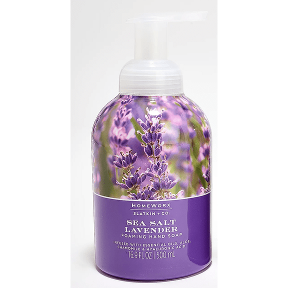 Homeworx by Harry Slatkin Sea Salt Lavender Foaming Hand Soap, 16.9 oz