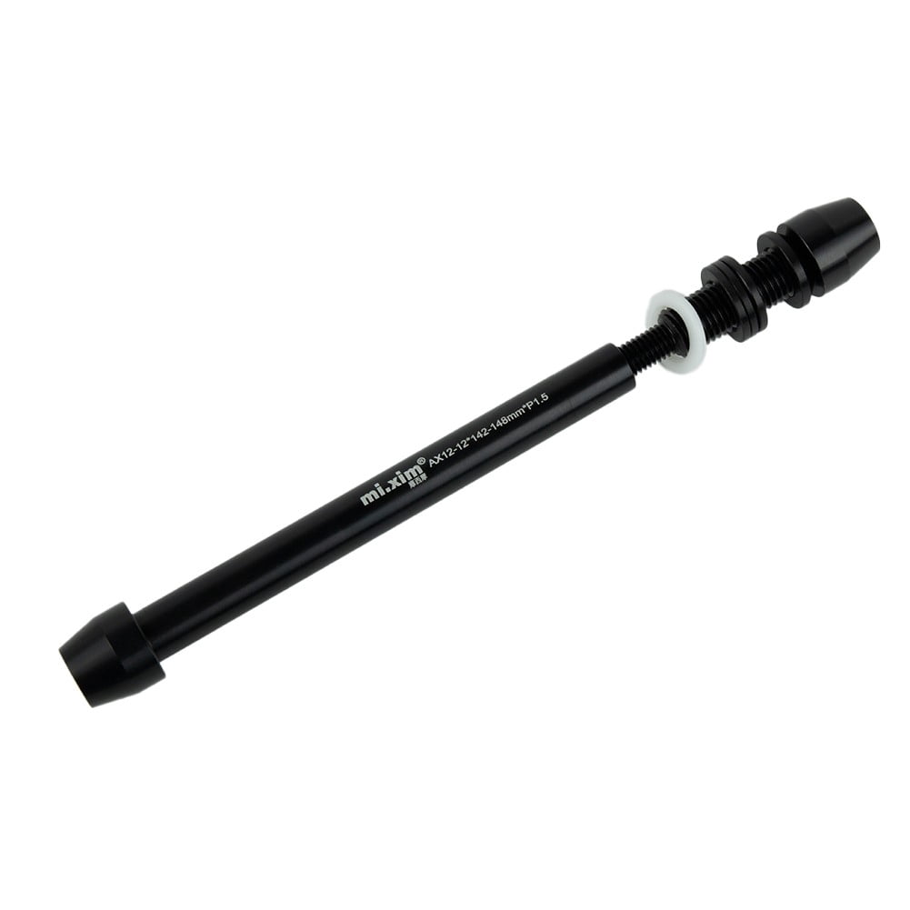 Axe Traversant Pour Vélo D'Appartement - 12x142–148 Mm Pas P1.0/P1.5/P1.75 Avec Rondelles - Kit D'Adaptation Pour Home Trainer