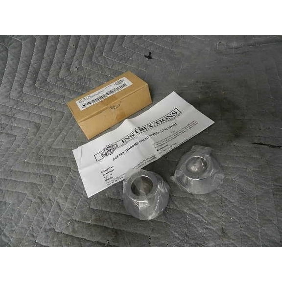NEW 08 AND NEWER HARLEY FXCW FXCWC SOFTAIL ROCKER CHROME WHEEL SPACERS 41522-08