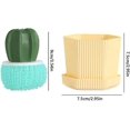 thumbnail image 2 of Stainless Steel Sponges, Cactus Wire Brush Cleaning Tools Storage Box With Handy And Beautiful Handle For Kitchen Living Room Doing Dishes Wok Stove, 2 of 5