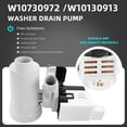 thumbnail image 4 of Conjunto de bomba de drenaje de agua AMI PARTS W10130913 para Whirlpool, 4 of 7