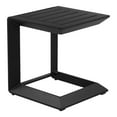 thumbnail image 1 of Afuera Living Modern Aluminum Patio Side Table in Powder Coated Black, 1 of 5