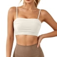 thumbnail image 2 of Summer Backless Bra for Women SAdjustable Thin Straps Wireless Bralette U Back Multiway Halter Bra, 2 of 5