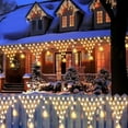 thumbnail image 3 of Pompotops Christmas Lights Outdoor Decorations 13ft 200 LED Christmas Lights with 12 Star 8 Modes Dimmable String Light with Remote Timer For Wedding Party,Clearance Deals, 3 of 8
