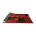 thumbnail image 2 of Ahgly Company Indoor Square Oriental Orange Modern Area Rugs, 7' Square, 2 of 4