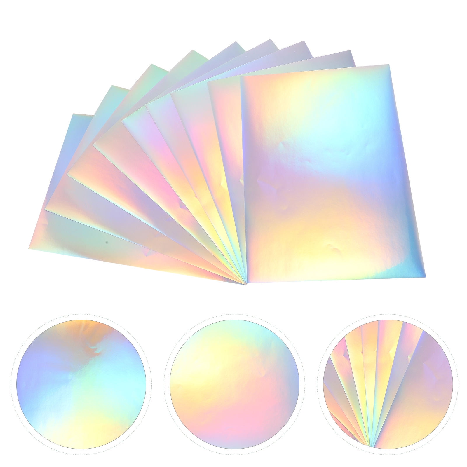 OULII 20Pcs Waterproof Printer Paper Self Adhesive Assorted Color for Printing Labels