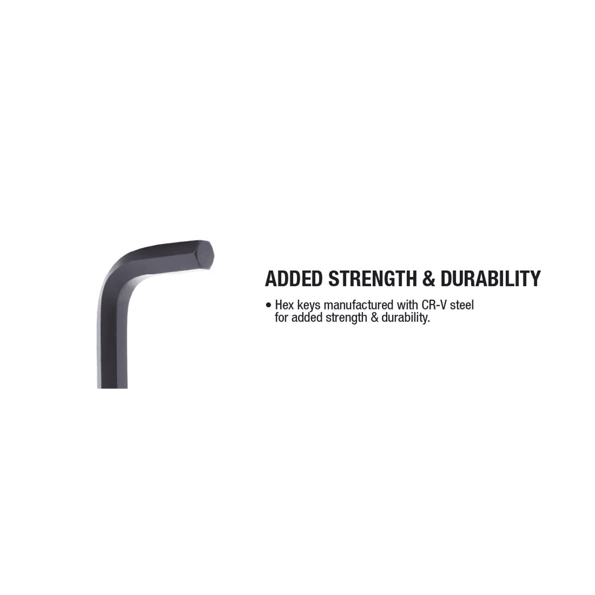 Sunex SAE/Metric 26 Piece Long Arm Hex Key Set, 2mm-10mm, 0.05"-3/8"