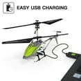 thumbnail image 2 of Yoneston Remote Control Helicopter, SYMA S107H Mini RC Helicopter with Altitude Hold, One Key Take Off/Landing and Gyro for Adults Kids Gift, Green, 2 of 7