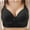 Black, variant on Bras for Women Wireless Breathable Underwear for Home Push Up Support Bra, 40B, Purple