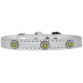 thumbnail image 6 of Dog, Puppy  Pet Designer Croc Widget Collar, "White Daisies", 6 of 11