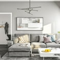 thumbnail image 4 of EVIVA Black 60X30 Inch Modern Framed Bathroom Mirror, 4 of 12