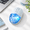 Blue, variant on Pink Wireless Mouse with Glitter Liquid Sand, LED Lights, Silent Clicks for Home Office
