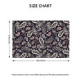 thumbnail image 4 of Placemats Set Of 4 / 6, Paisley Pattern No.9069 Placemats For Dining Table Indoor/Outdoors Heat Resistant Washable Placemats 18" X 12", 4 of 8