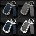 thumbnail image 4 of For Peugeot B 3 Buttons Key Case 207 307 308 607 CC CW Expert Partner Tepee Keyless Shell Zinc alloy+leather Key Case Cover, 4 of 29