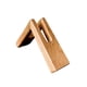 thumbnail image 1 of servilletero minimalista triangular de madera dispensador de servilletas, 1 of 4