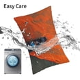 thumbnail image 5 of Kdxio Cotton Pillow Cases 20"x30" Pillowcases,Soft and Breathable Bedroom Pillow Cases-Orange Net Fishing Boat-No Pillow Core, 5 of 5