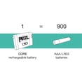 thumbnail image 3 of Batería PETZL CORE 1250 mAh recargable por USB-C, 3 of 3