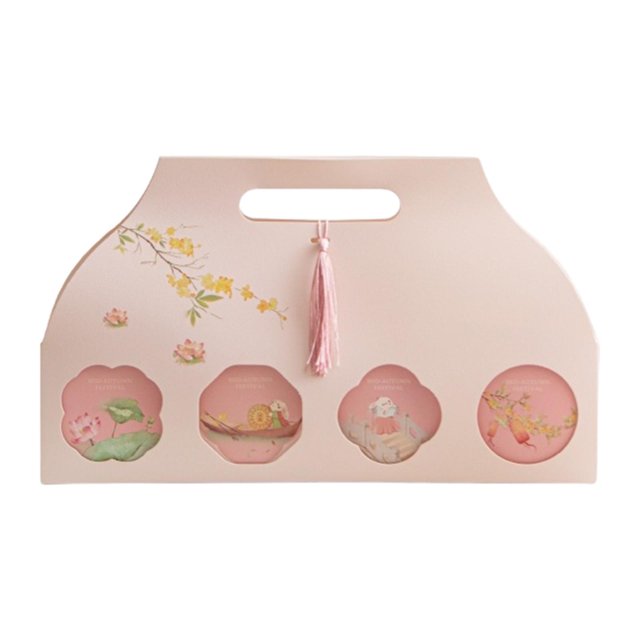 Caja De Regalo Para Pastel , Contenedor Portátil Para Postres Y Del Festival Del Medio Otoño