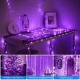 thumbnail image 5 of Syenll 33 ft 100 LED Solar String Lights, Outdoor Solar Fairy Lights for Garden Patio Yard (Purple), 5 of 8