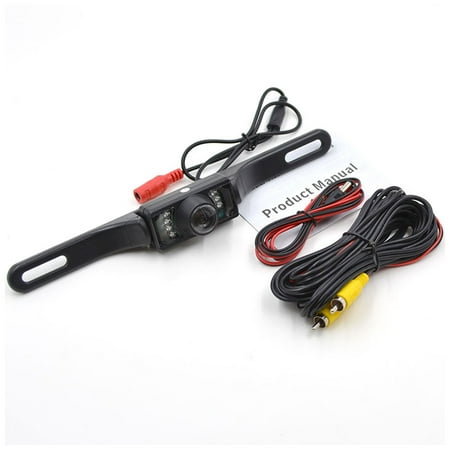 Car Rear View Camera Waterproof Backup Lens CCD HD Reversing Parking System with Infrared Night Vision (Best Car Reversing Camera System)