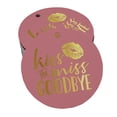 thumbnail image 1 of Inkdotpot Real Gold Foil Kiss The Miss Goodbye Bridal Shower Tags Favor Hang Paper Tags 100 Pieces, 1 of 1