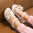 thumbnail image 3 of WOYY Toddler Girls Flower Comfortable Open Toe Sandals, 3 of 4
