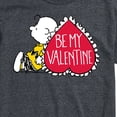 thumbnail image 3 of Peanuts - Be My Valentine - Men's Short Sleeve Graphic T-Shirt, 3 of 6