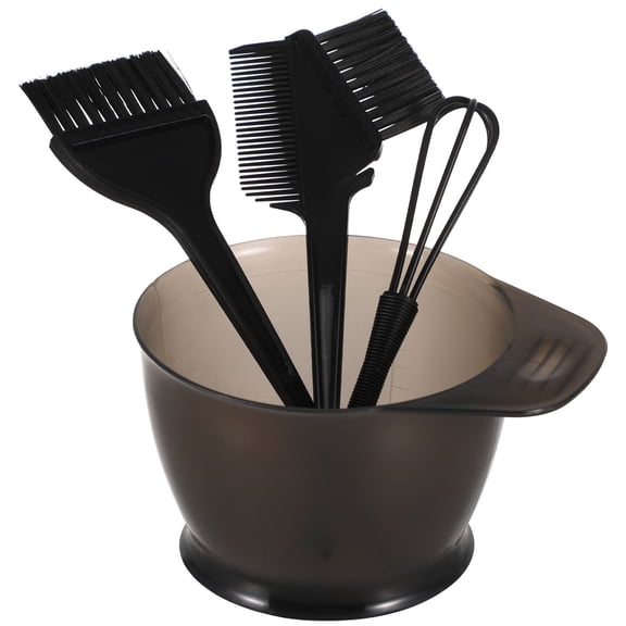 GAXIRE Hair Dyeing Mixing Bowl Hair Dyeing Supplies for DIY Hair Dye Black Plastic 1 Set