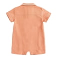 thumbnail image 2 of Winnie The Pooh Baby Boy Linen Romper, Sizes 0/3 Months-24 Months, 2 of 5