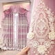 thumbnail image 4 of European Palace Luxury Curtains for Living Room Valance Grey Curtains Double Layer Relief Embroidered Tulle Blackout Curtains, 4 of 5