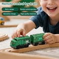 thumbnail image 3 of Electric Remote Trains Toy for Wooden Track,Remote Control & Motorized Train with Sound and Light Effects for Kids 3, ,Brio,Chuggington, 3 of 10