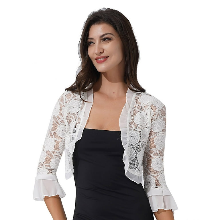 White clearance evening cardigan