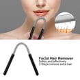 thumbnail image 5 of PEACNNG Facial Hair Remover, Stainless Steel Manual Threading Epilator Spring Threading Tool Facial Hair Cleaning Makeup for Face and Lip Hair Removal, 5 of 5
