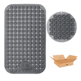 thumbnail image 1 of 2pcs Tapete Baño    Lab.G Antideslizante con ventosa gris, 1 of 5