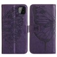 thumbnail image 3 of Case for Samsung Galaxy A22 5G Magnetic Flip Cover Embossing Butterfly Premium Leather, 3 of 5