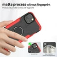 thumbnail image 5 of SaniMore for iPhone 14 6.1" 2022 Case, [360°Rotating Kickstand] [Magnetic Car Mount]Shockproof Anti-drop Tri-layer Matte Hybird Rugged Heavy Duty Protective Shell For iPhone 14, Purple, 5 of 14