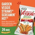 thumbnail image 3 of Sensible Portions Garden Veggie Straws Screamin' Hot Multipack, 0.75 oz Snack Bag, 24 Count, 3 of 10