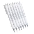 thumbnail image 1 of 6pcs Refillable & Retractable Gel Ink Pens 0.5mm Black Ink Gel Pen for Office School Students Adults, 1 of 8
