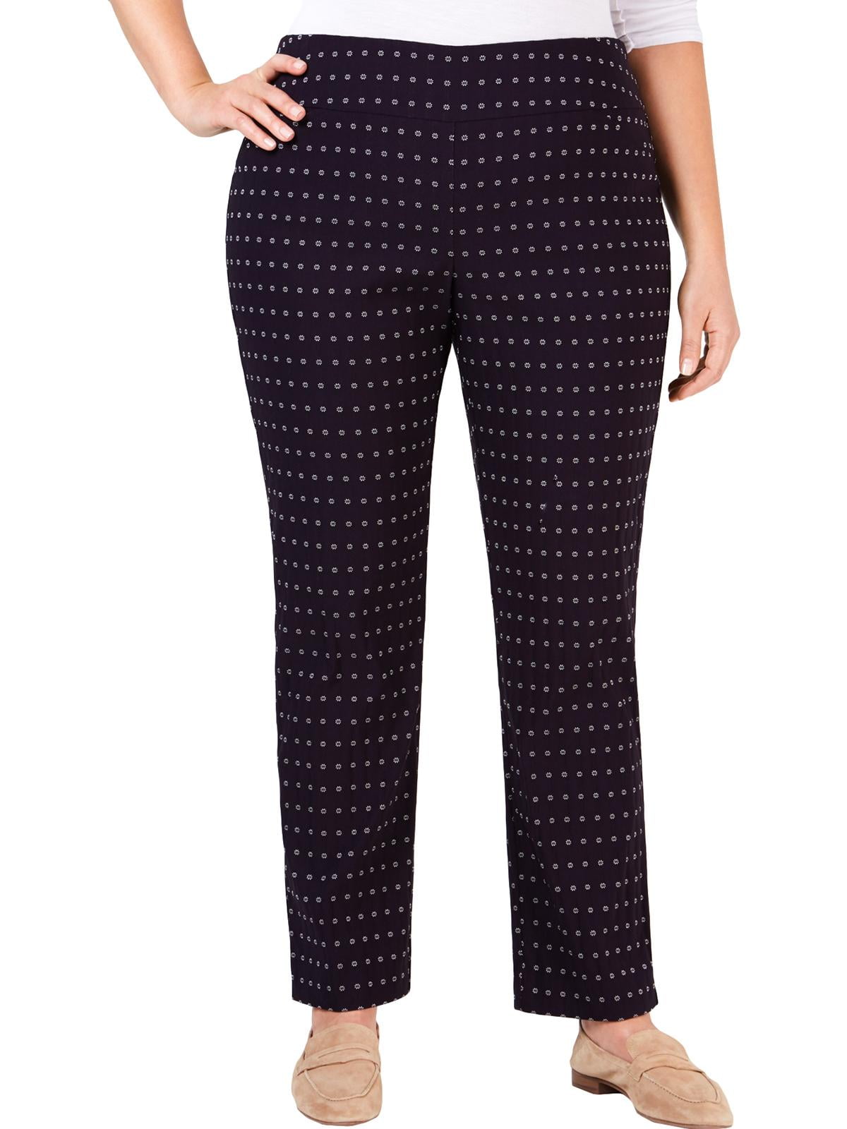 Charter Club - Charter Club Womens Cambridge Casual Trouser Pants - Walmart.com - Walmart.com
