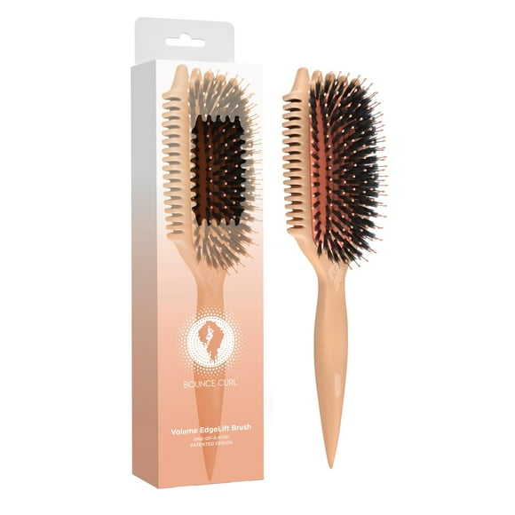 Bounce Curl Volume EdgeLift Brush, 5-in-1 Tool for Volumized, Defined Curls, Waves & Coils - Peach - Limited Edition