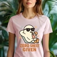 thumbnail image 5 of Zero Sheet Given Ghost T-Shirt | Funny Unisex Spooky Outfit, Gold, Size 3XL, 5 of 6