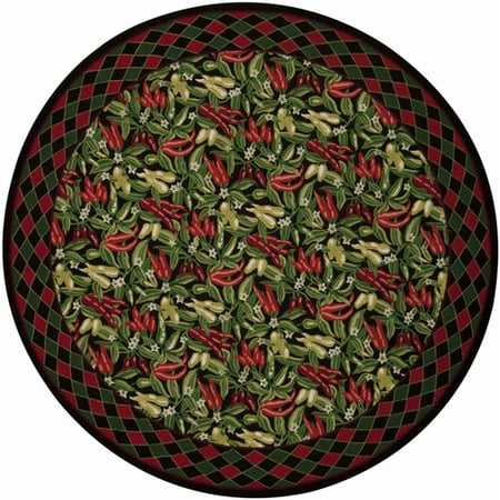 Nourison Country Heritage Collection Round Area Rug